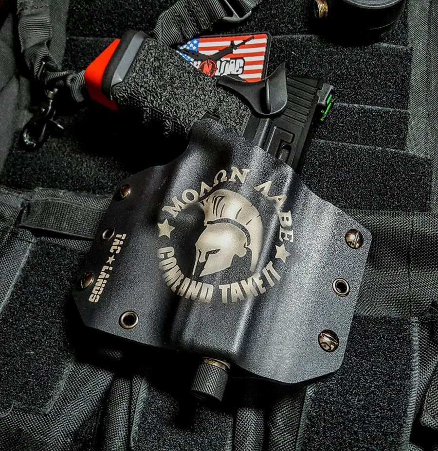 Funda Kydex TAC LANDS — Molon Labe